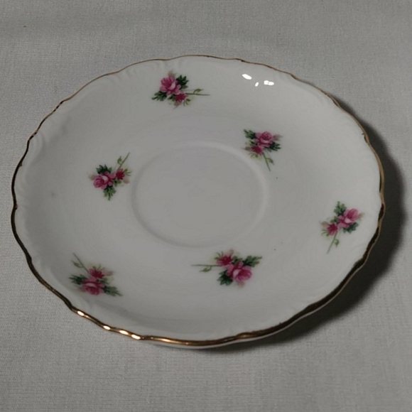 Vintage Pink Rose Tea Cup & Saucer Set - Picture 2 of 8